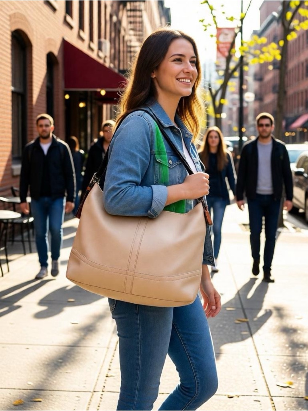 Coach Legacy East West Y2K Beige Leather 2-Way Crossbody Shoulder Bag